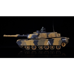 Czołg zdalnie sterowany ASG/IR/dźwięk 1:24 U.S. M1A2 Abrams RTR 2.4Ghz - Heng Long 3816